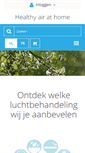 Mobile Screenshot of healthyairathome.com